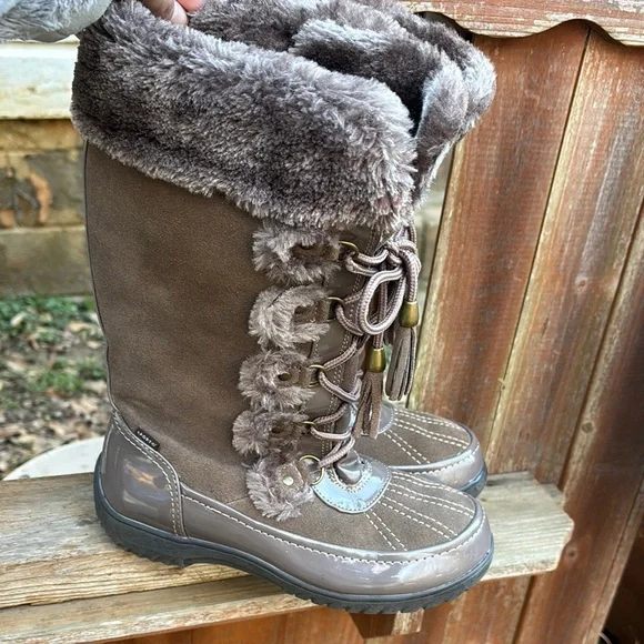 Sporto Brown Fur-Trim Winter Boots - Picture 16 of 16